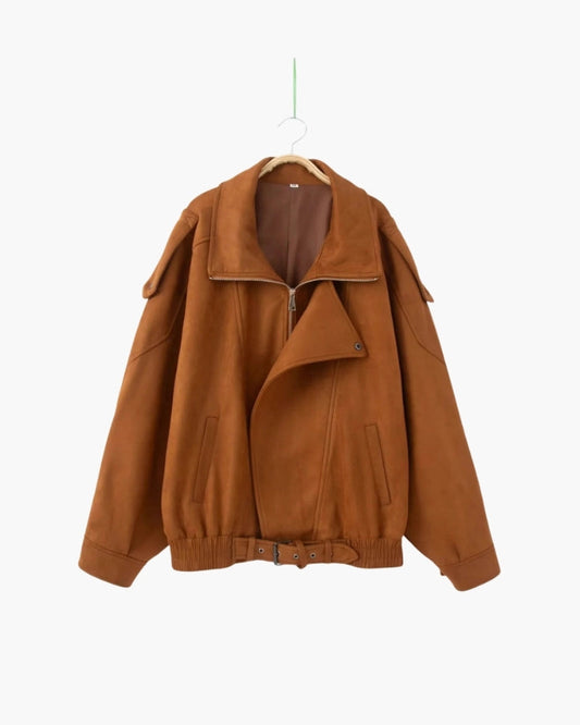 Vintage Suede Drape Jacket - Montierri