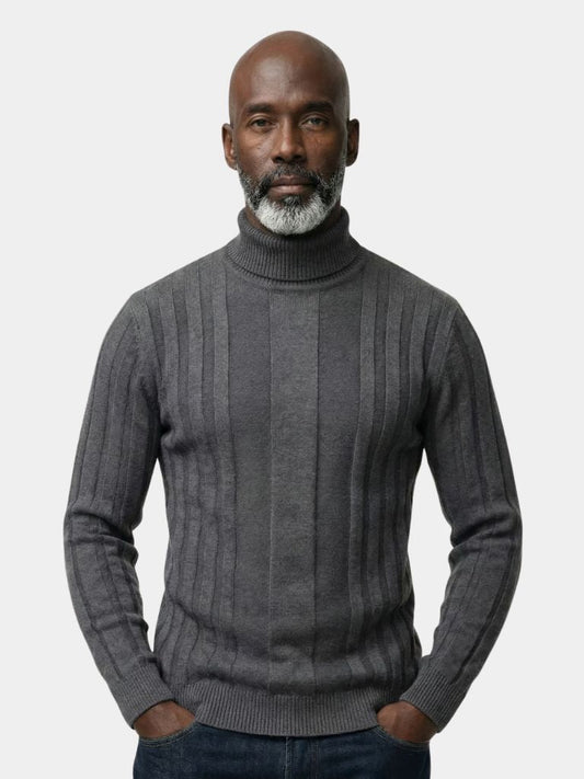 Turtleneck Knitwear Pullover Sweater - Montierri