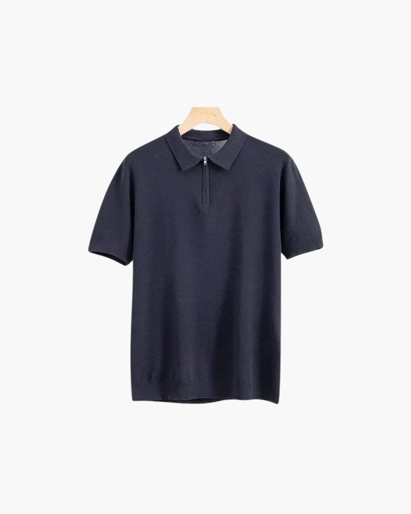 Marbella Zip Up Polo — Avelmontis