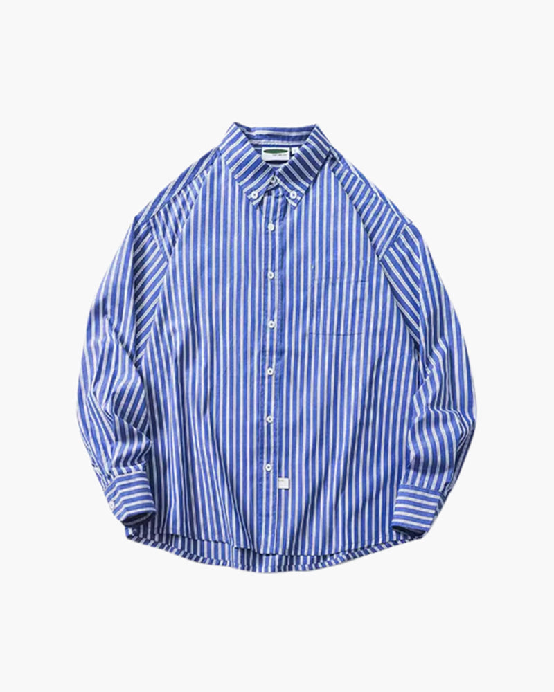 Oversized Striped Shirt — Avelmontis