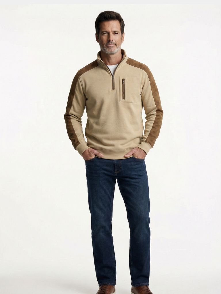 Urban Explorer High Collar Quarter Zip Pullover - Montierri