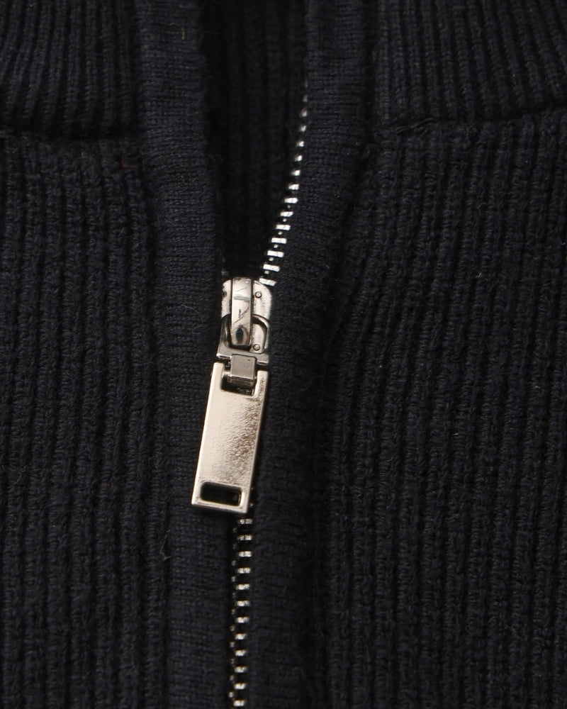Refined Half-Zip Knit Pullover — Avelmontis