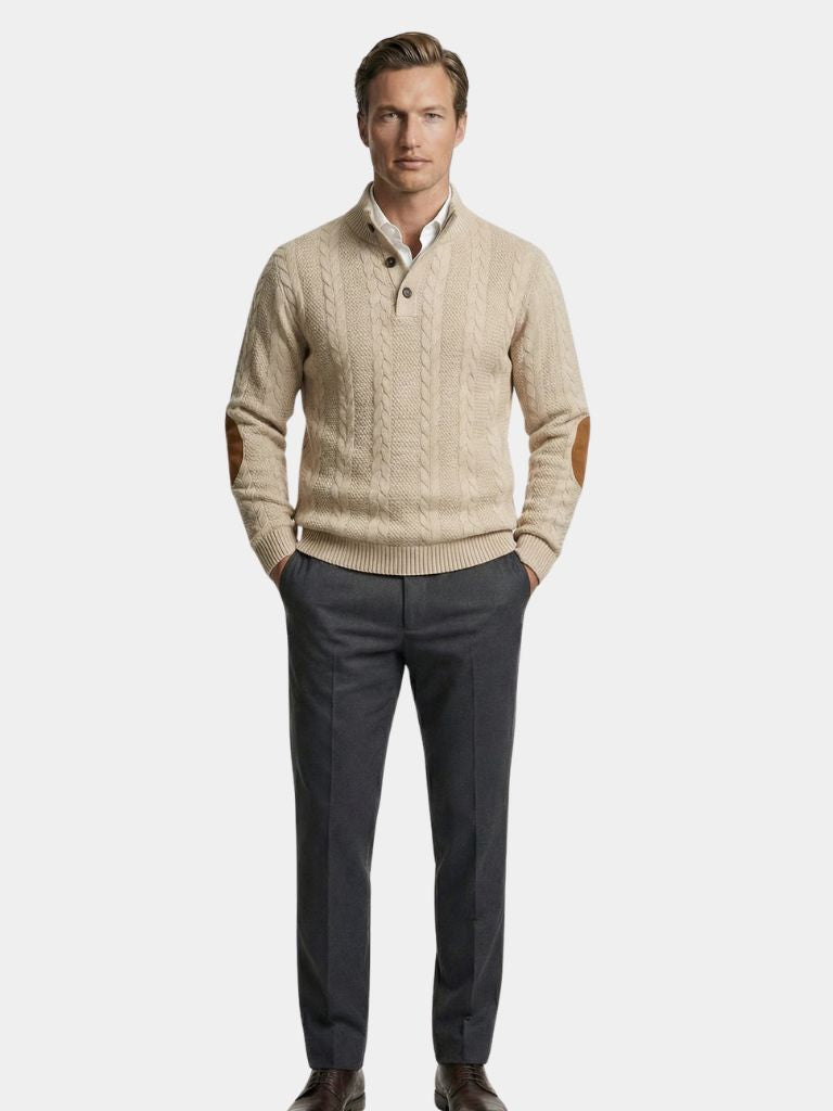 Timberline Long Collar Knit Sweater - Montierri