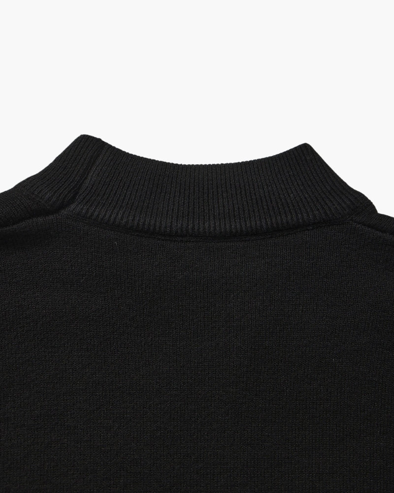 Essential Ribbed Mock Neck Sweater | Bellmont Society