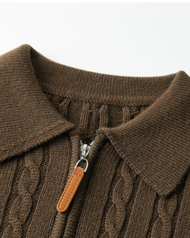 100% Premium Wool Zip Up | Bellmont Society