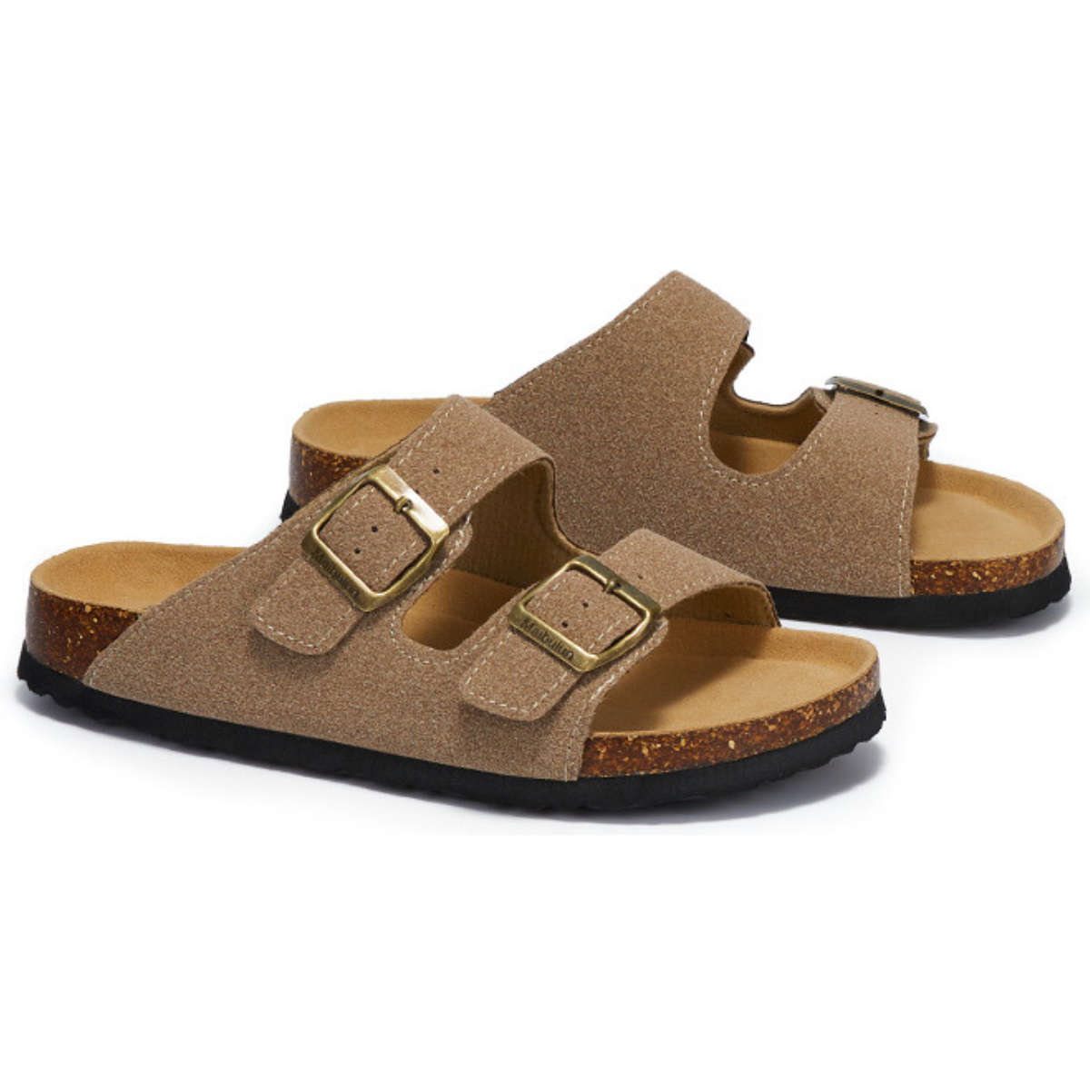 Suede Birken Sandal - Sand | Montierri