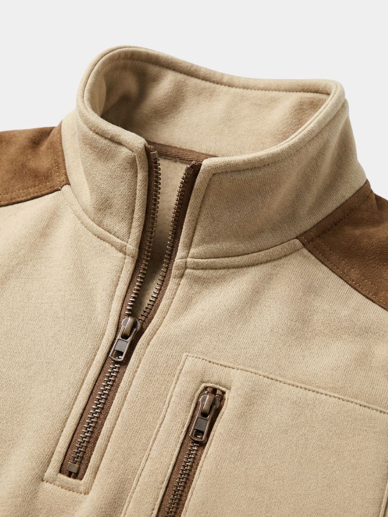Urban Explorer High Collar Quarter Zip Pullover - Montierri