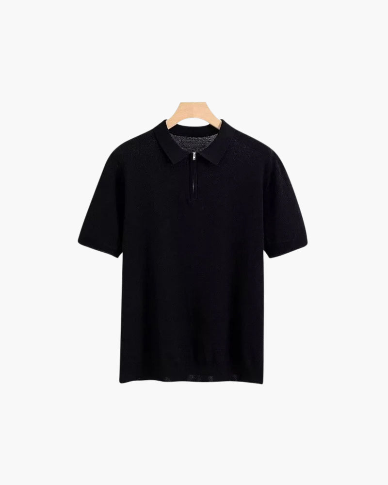 Marbella Zip Up Polo — Avelmontis