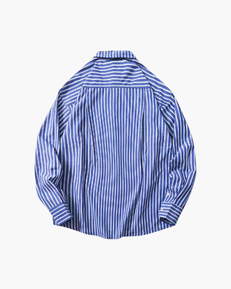 Oversized Striped Shirt — Avelmontis
