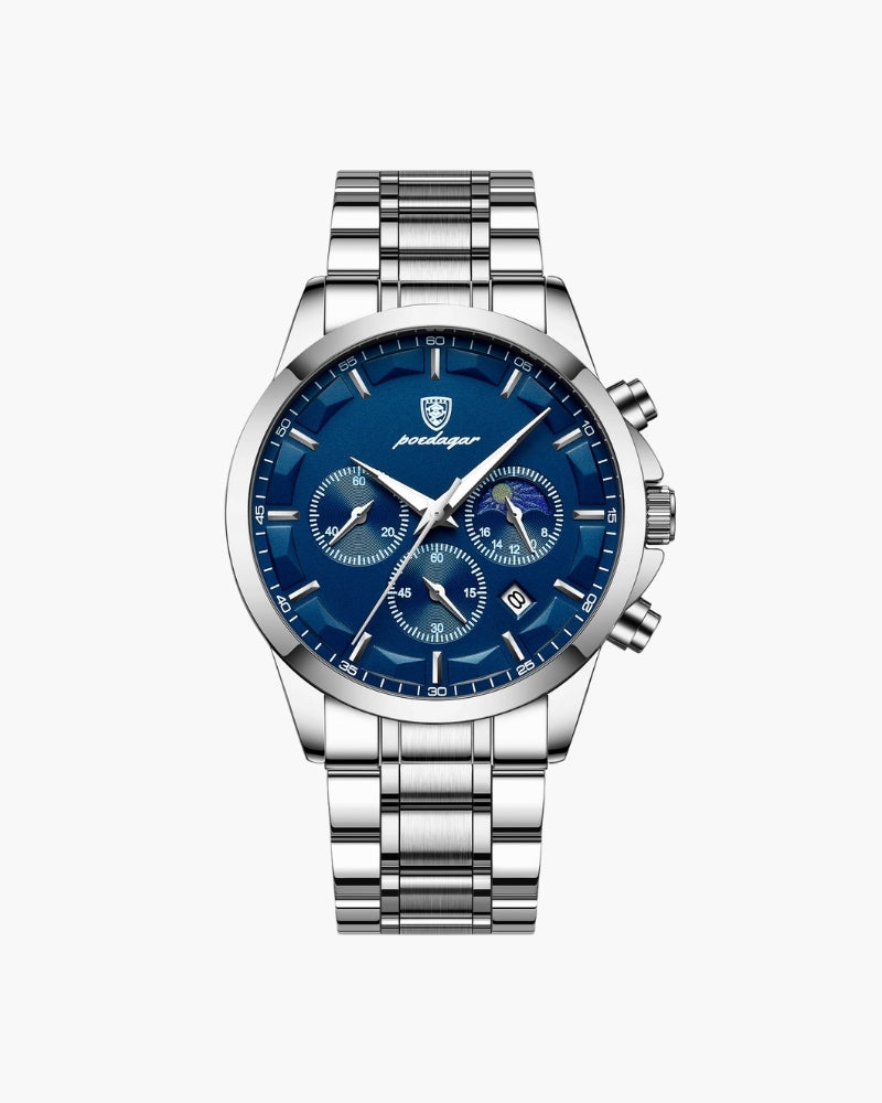 Precision Chronograph Steel Watch — Avelmontis