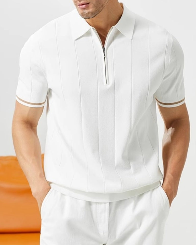 Signature Contrast Trim Polo - Montierri