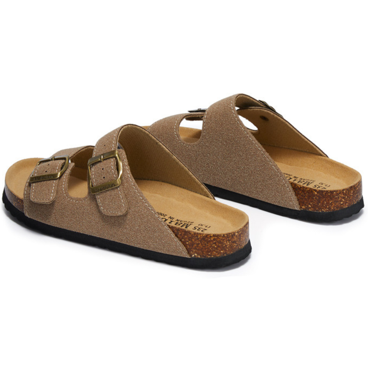 Suede Birken Sandal - Sand | Montierri