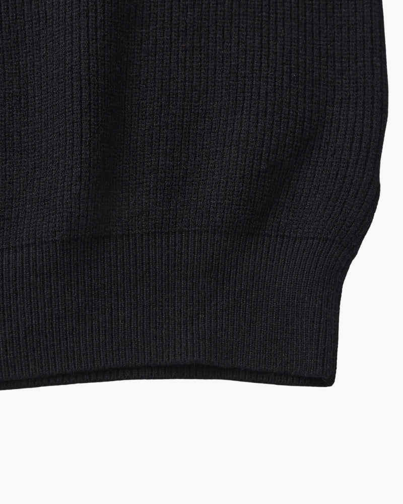 Refined Half-Zip Knit Pullover — Avelmontis