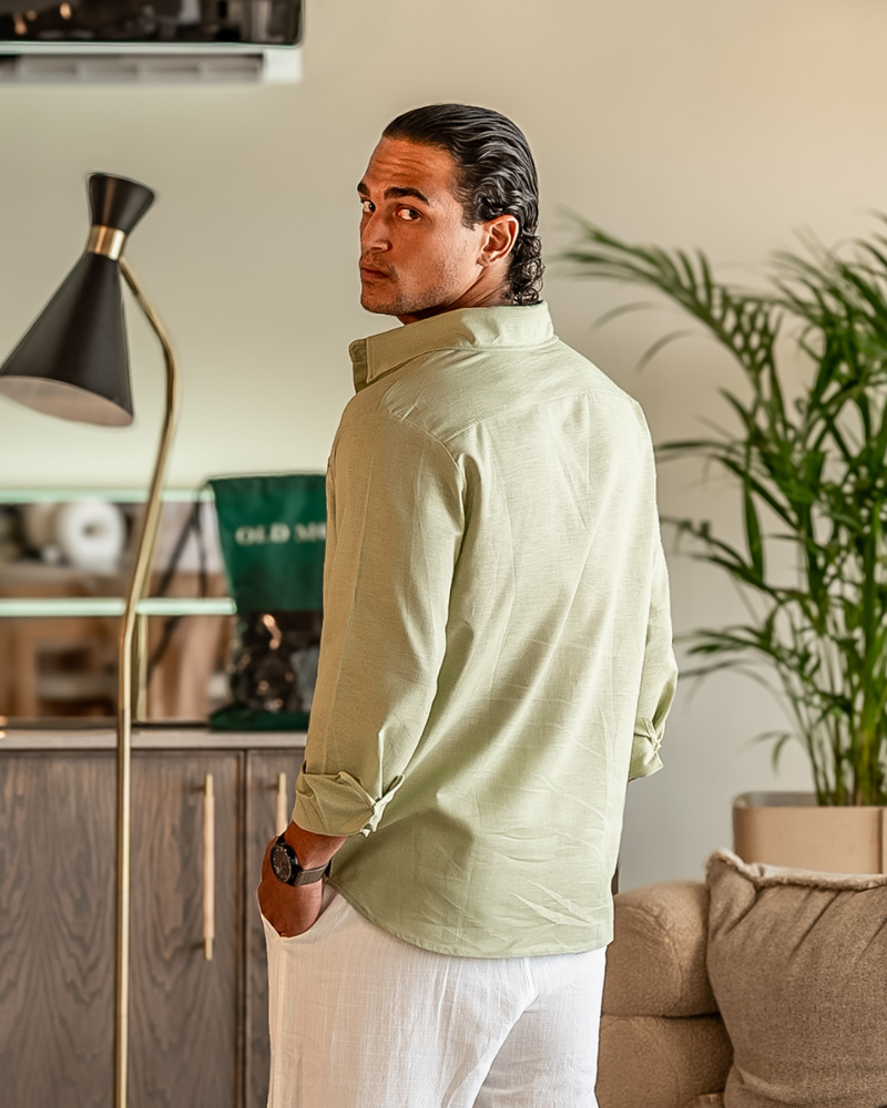 Cape Town - 100% Linen Shirt | Bellmont Society
