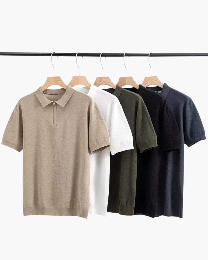 Marbella Zip Up Polo — Avelmontis
