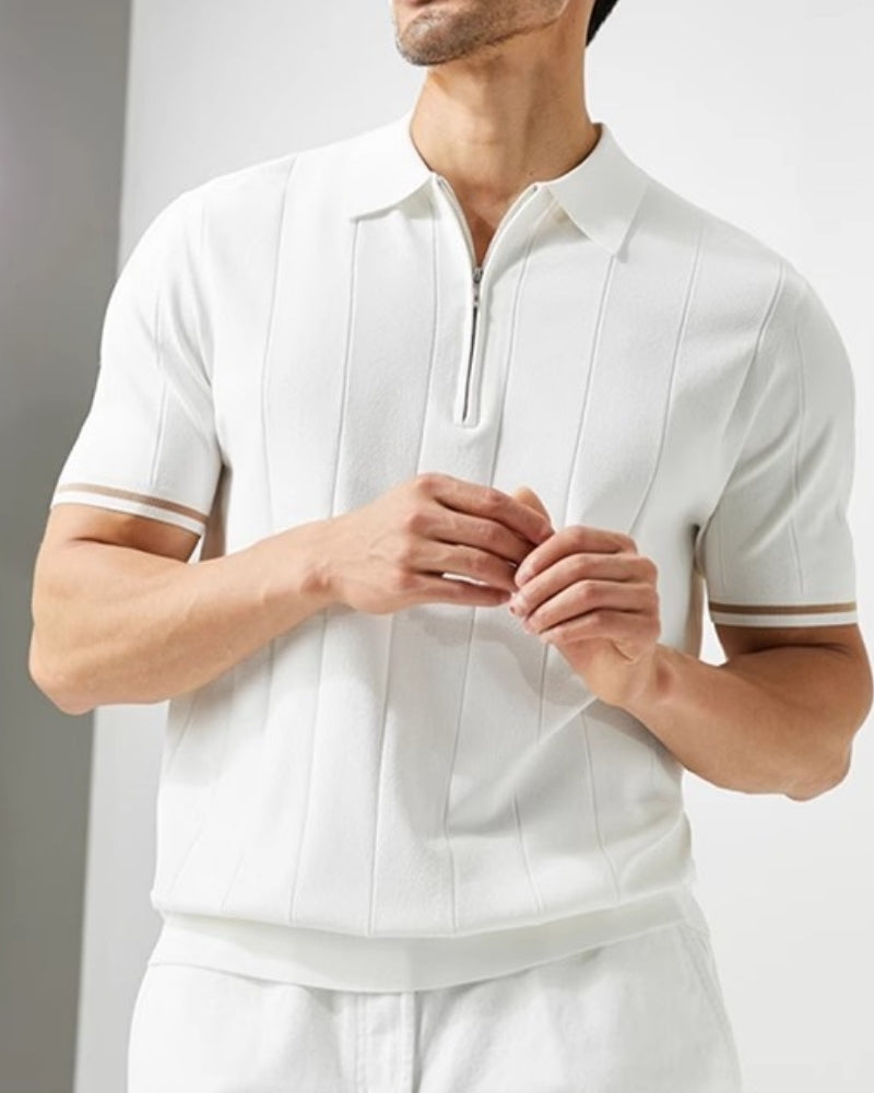 Signature Contrast Trim Polo - Montierri