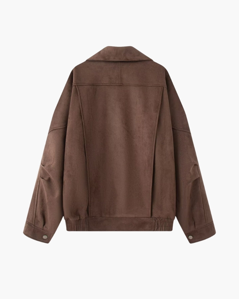 Vintage Suede Drape Jacket - Montierri