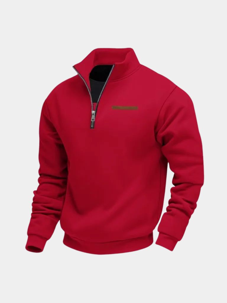 Slate Urban High Collar Pullover - Montierri