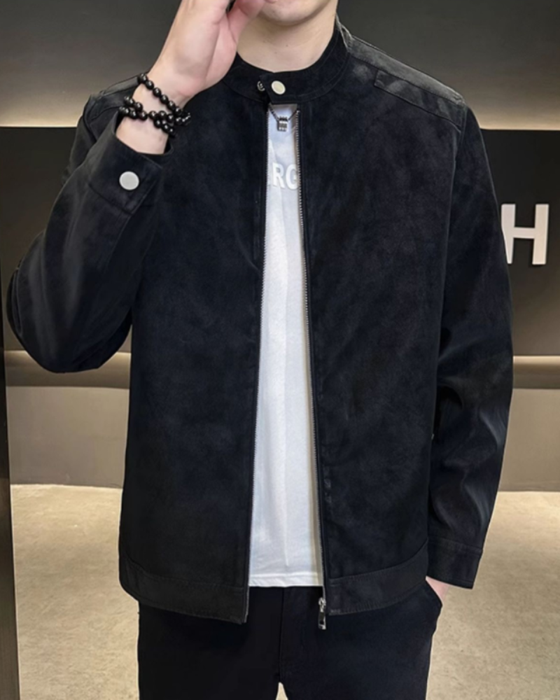 Estate Suede Leather Jacket — Avelmontis