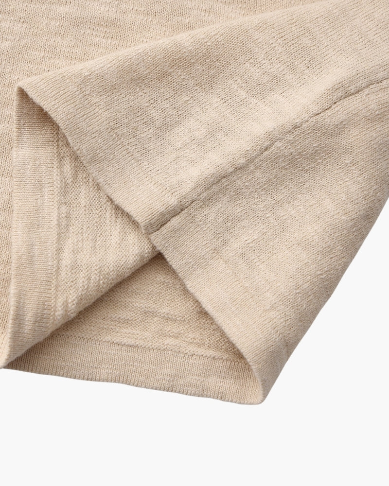 Linen Cotton Essential Crewneck — Avelmontis