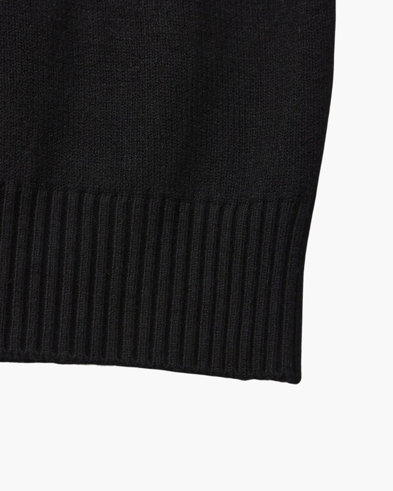 Essential Ribbed Mock Neck Sweater | Bellmont Society