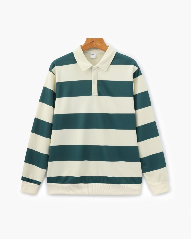 Vintage Stripe Rugby Polo - Montierri