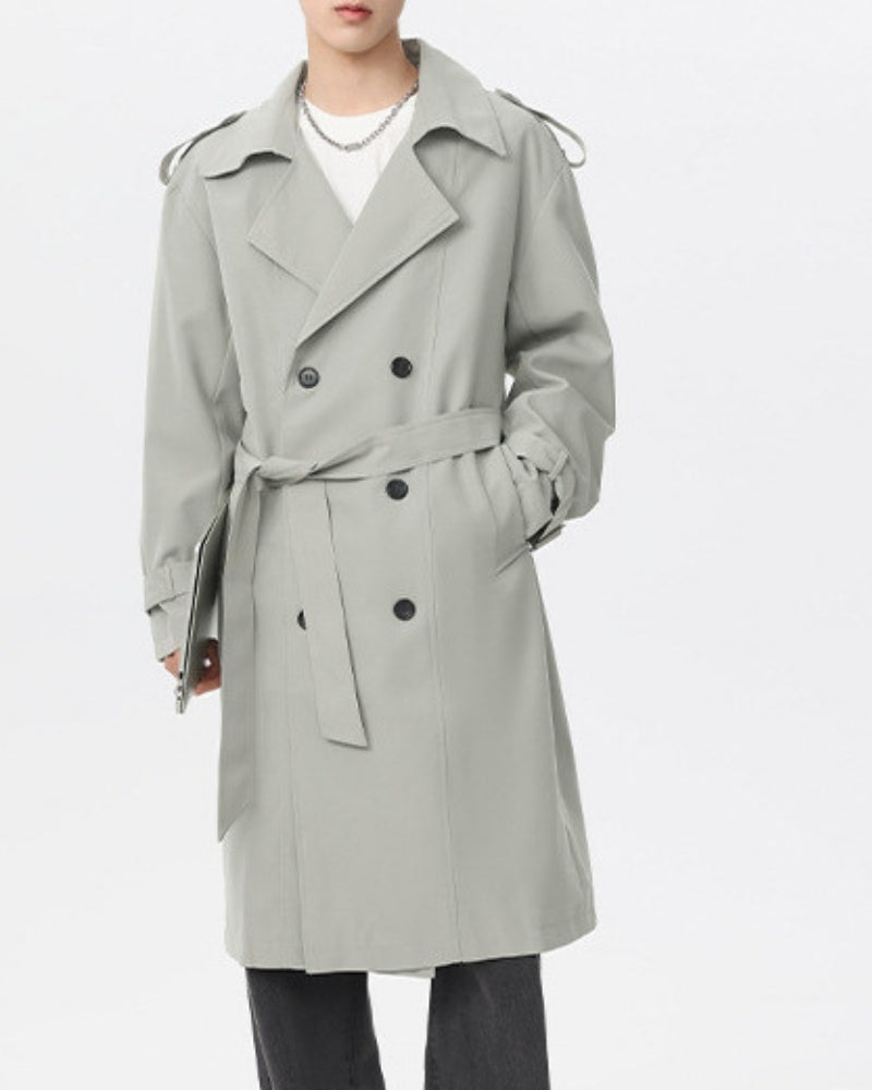 Classic Double-Breasted Trench Coat | Bellmont Society
