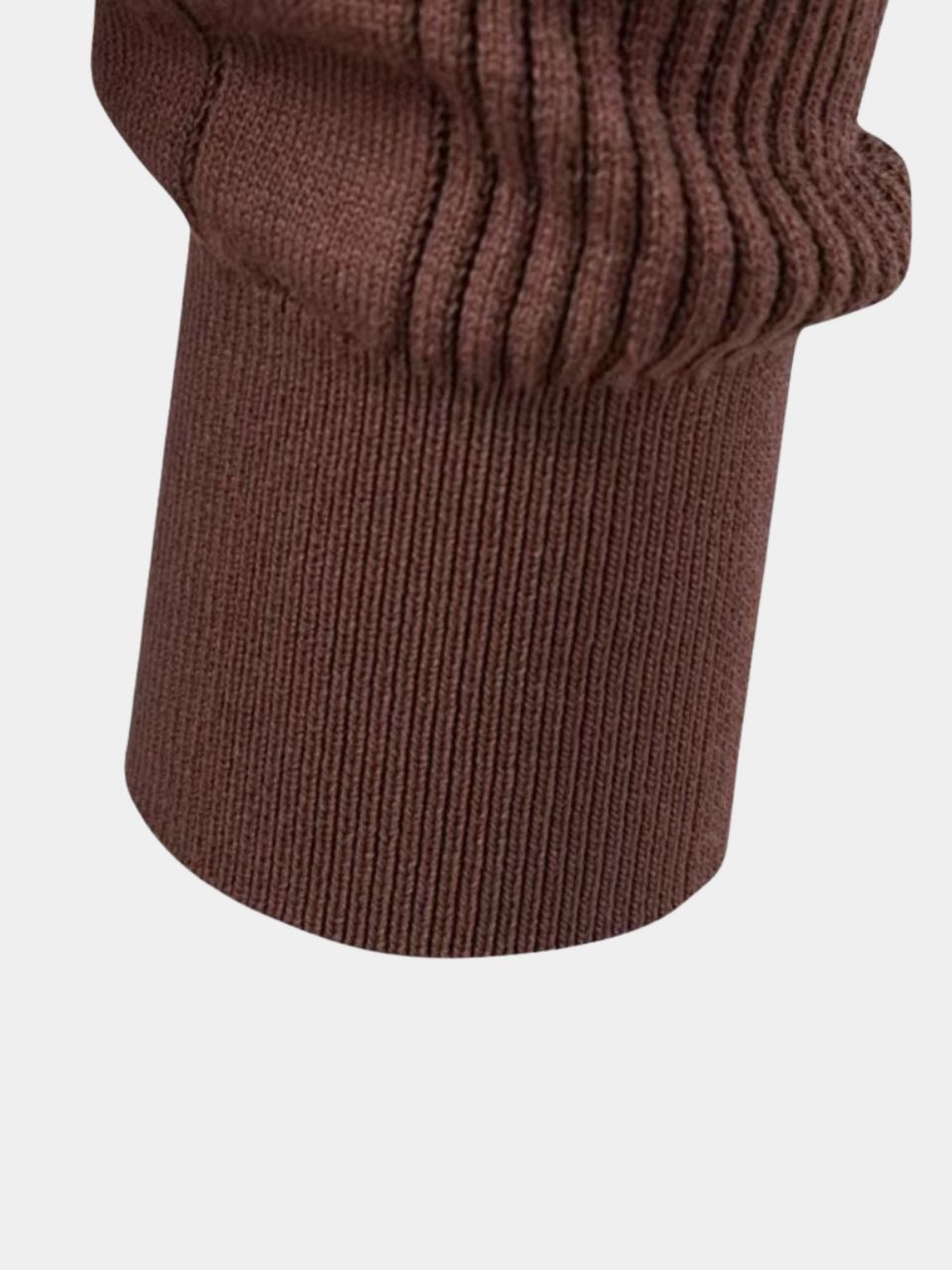 Vertical Ridge Knit Polo Shirt - Montierri