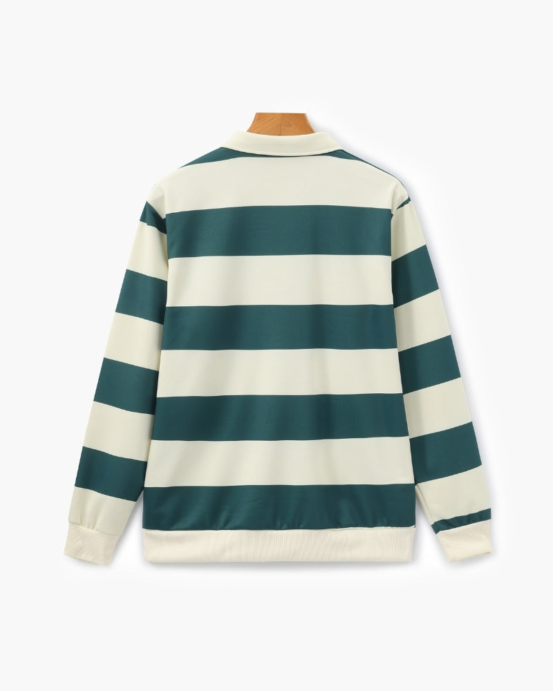 Vintage Stripe Rugby Polo - Montierri
