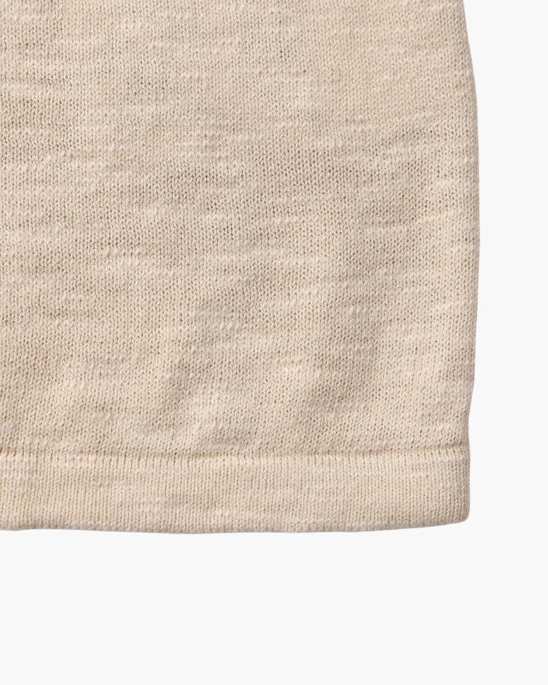Linen Cotton Essential Crewneck — Avelmontis