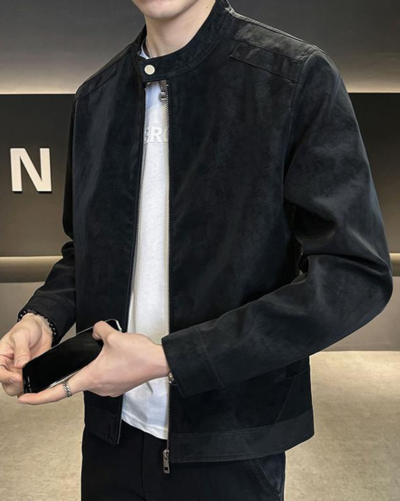 Estate Suede Leather Jacket — Avelmontis