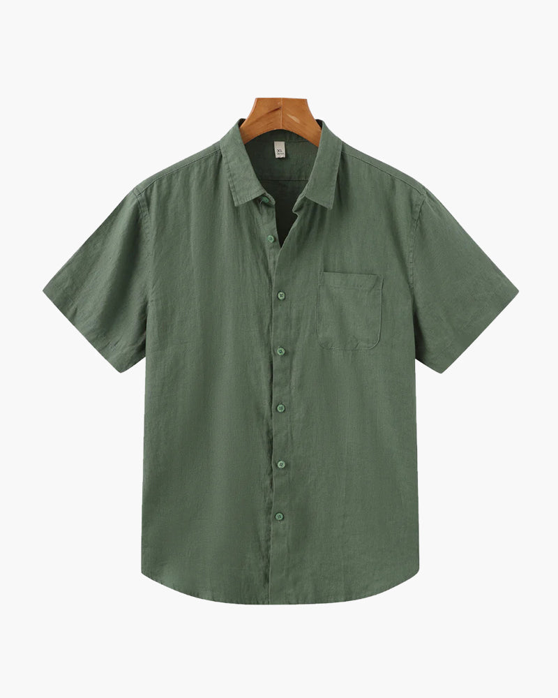 Cape Town - Linen Shirt (Shortsleeve) | Bellmont Society