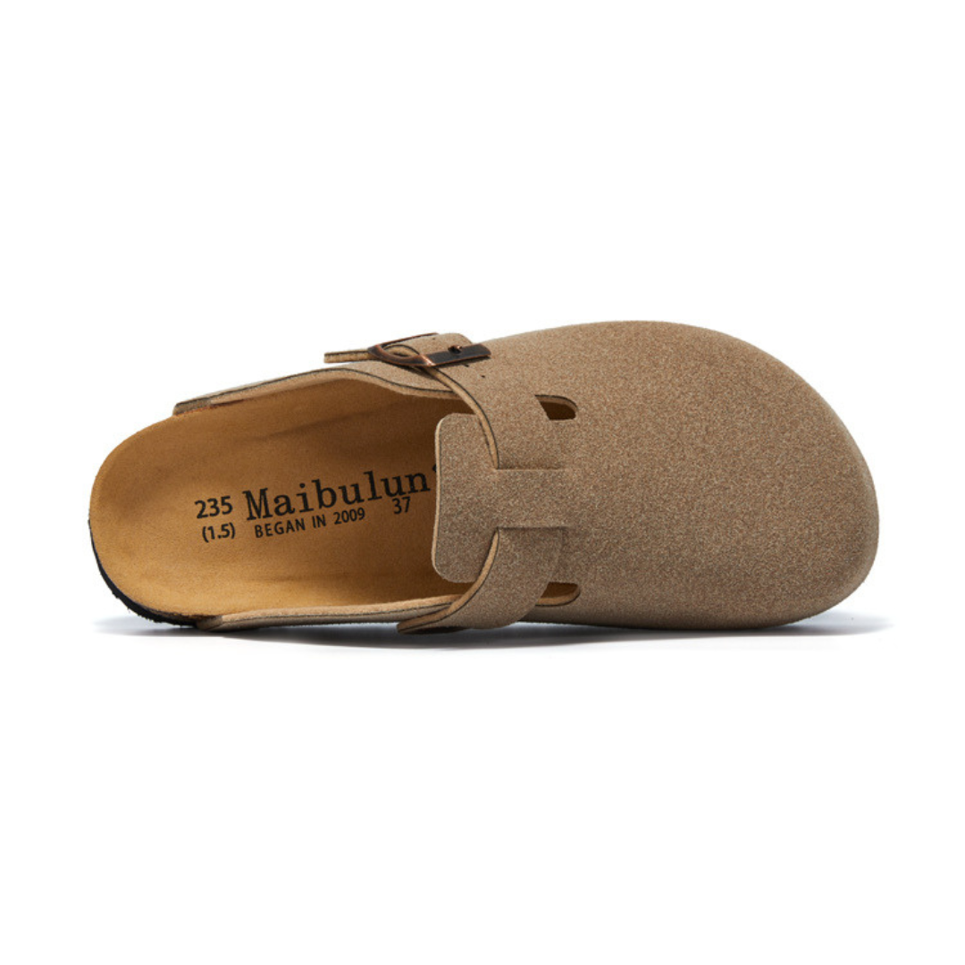Pucon Suede Clog - Sand — Avelmontis