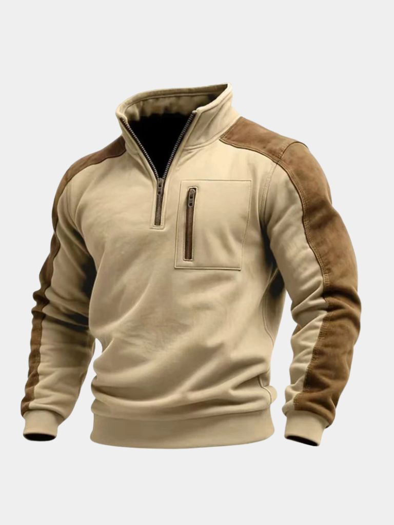 Urban Explorer High Collar Quarter Zip Pullover - Montierri