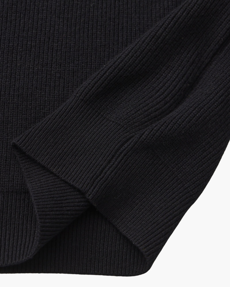 Refined Half-Zip Knit Pullover — Avelmontis