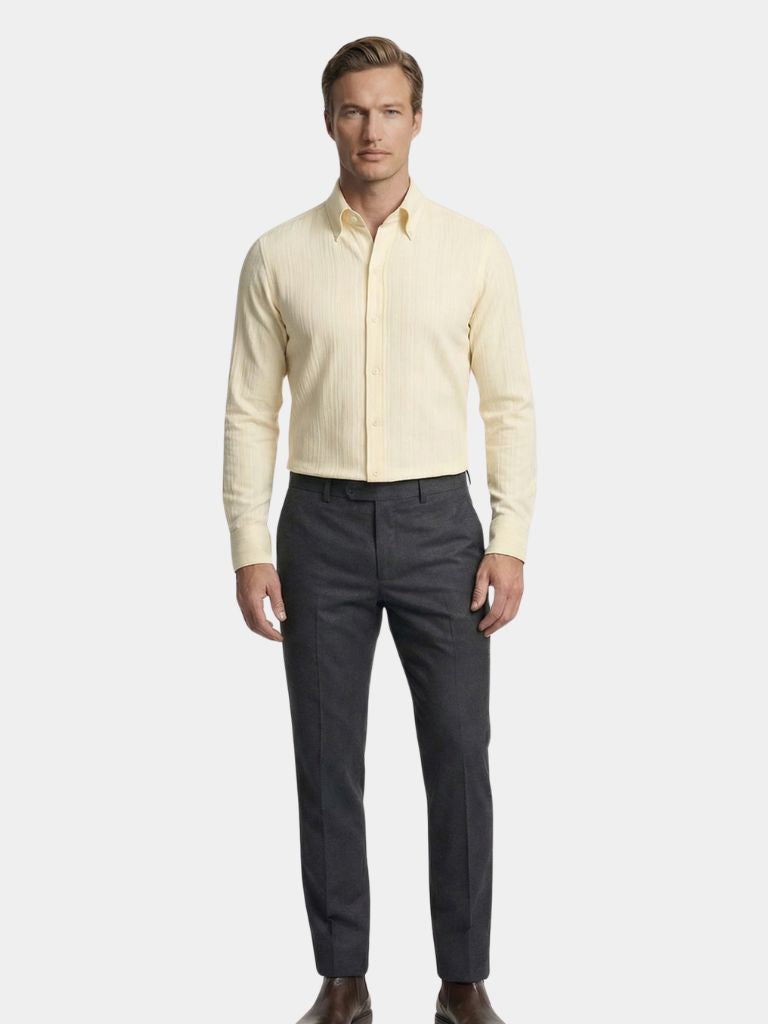 Striped Button Down Seersucker Shirt - Montierri