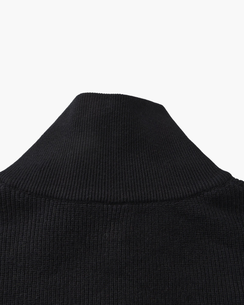Refined Half-Zip Knit Pullover — Avelmontis