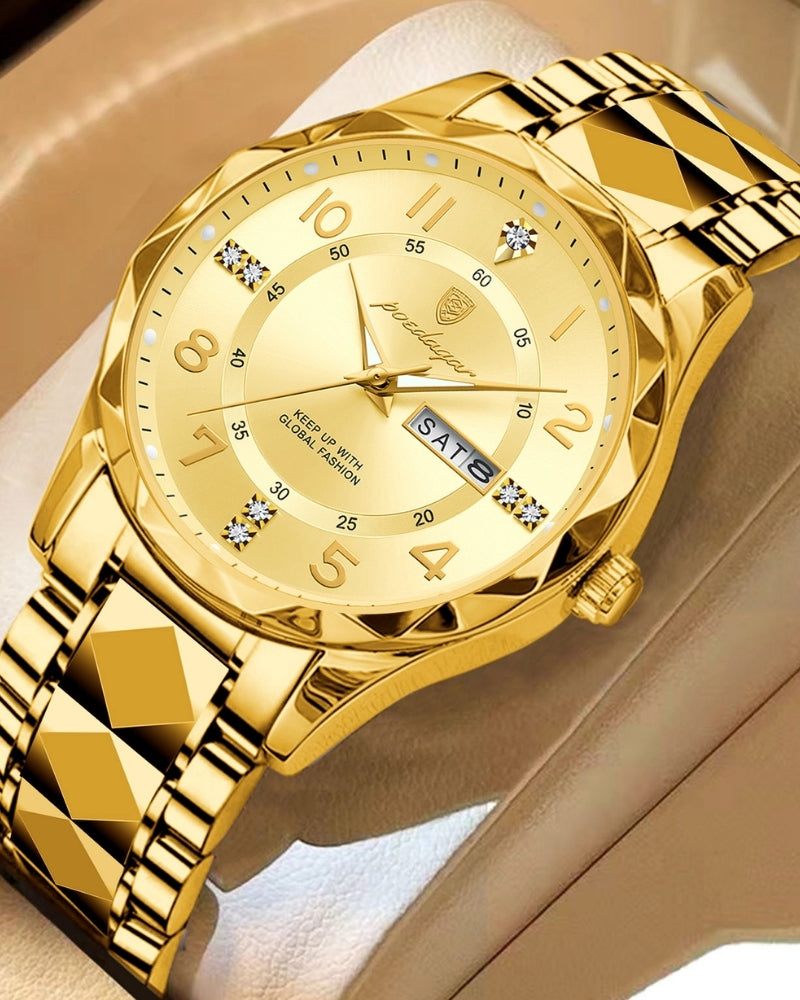 Classic Two-Tone Steel Watch | Bellmont Society