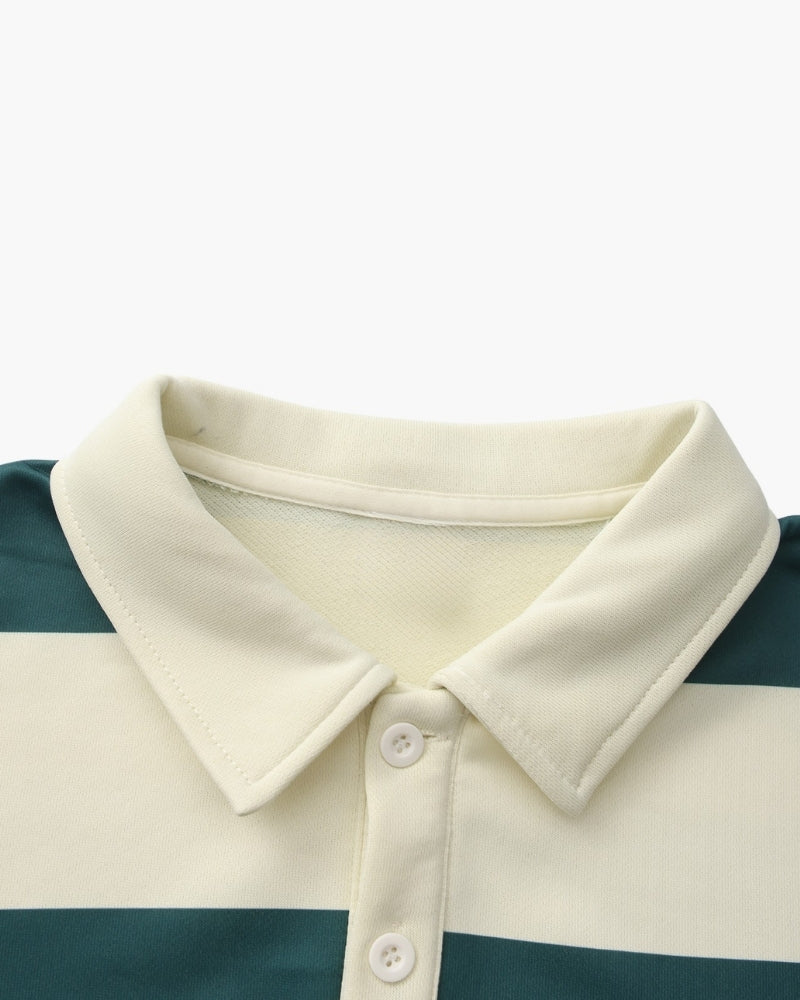 Vintage Stripe Rugby Polo - Montierri