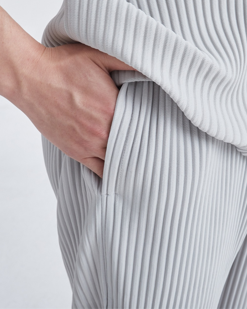 Ribbed Cotton Pantalon - Montierri
