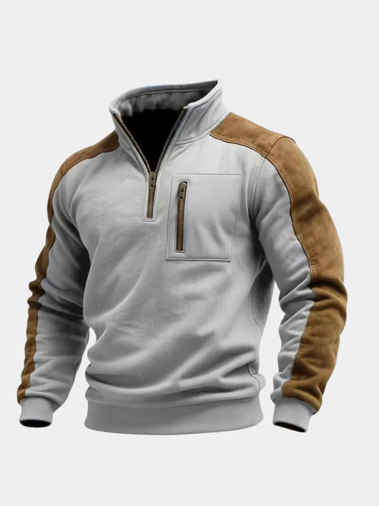 Urban Explorer High Collar Quarter Zip Pullover - Montierri