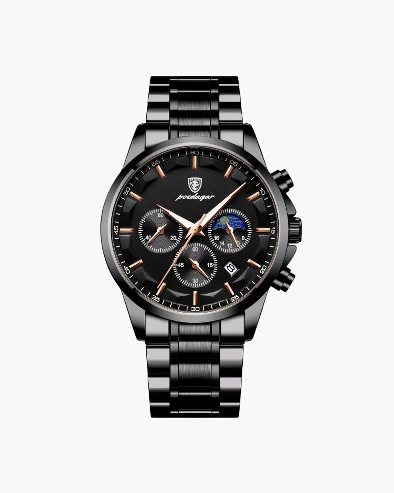 Precision Chronograph Steel Watch — Avelmontis