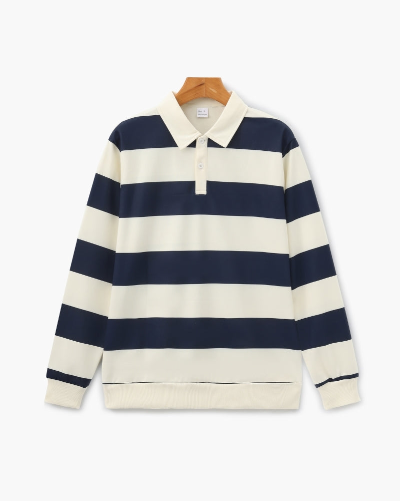 Vintage Stripe Rugby Polo - Montierri