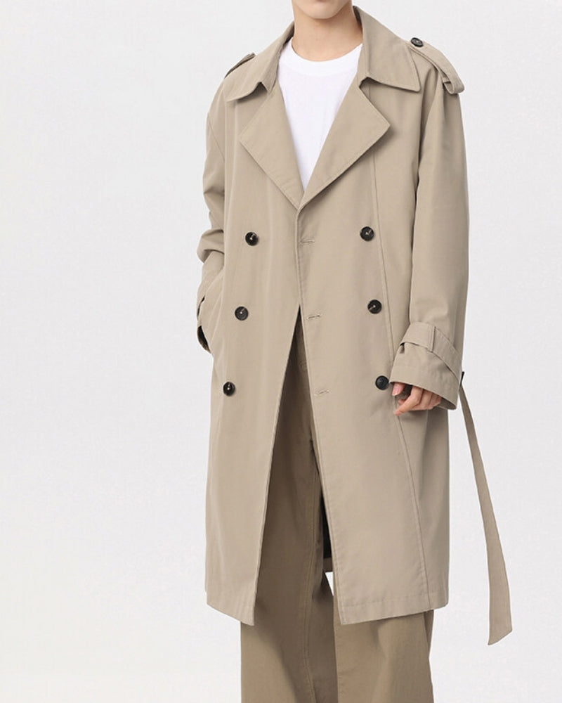 Classic Double-Breasted Trench Coat | Bellmont Society