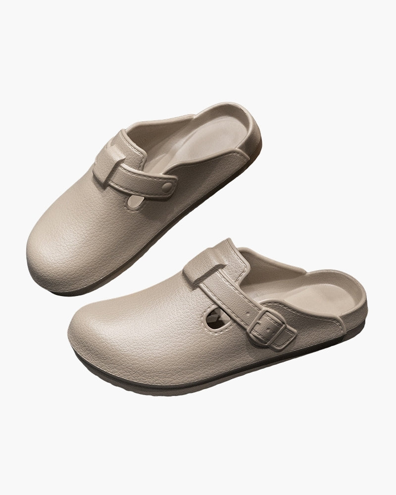 Classic Waterproof Buckle Clogs | Bellmont Society