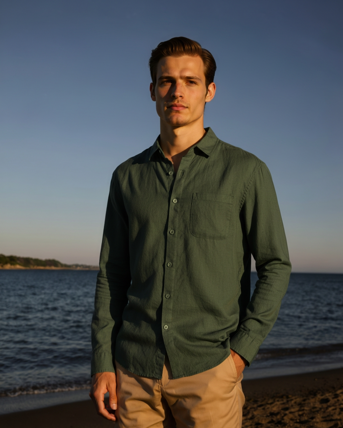 Cape Town - 100% Linen Shirt | Bellmont Society