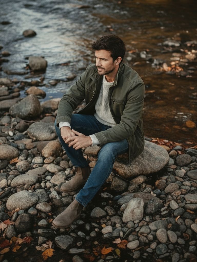 Valmont Vintage Olive Field Jacket - Montierri