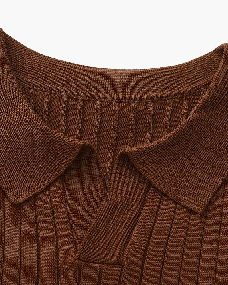 Premium Ribbed Polo — Avelmontis