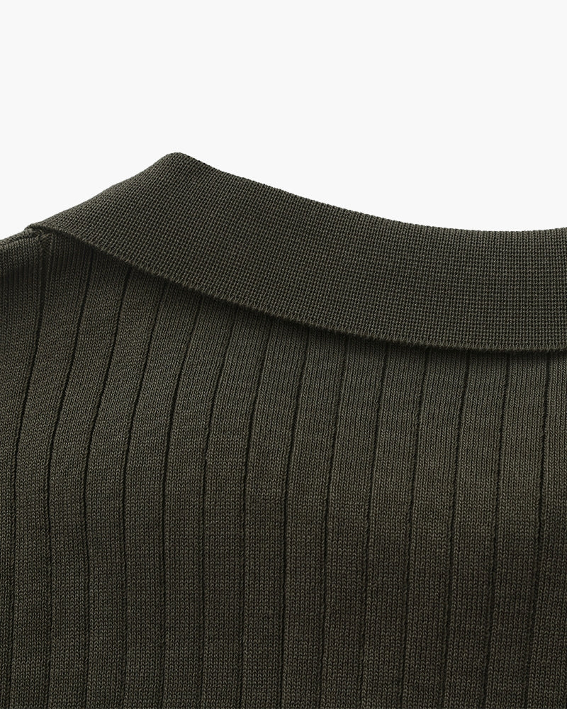 Premium Ribbed Polo - Montierri