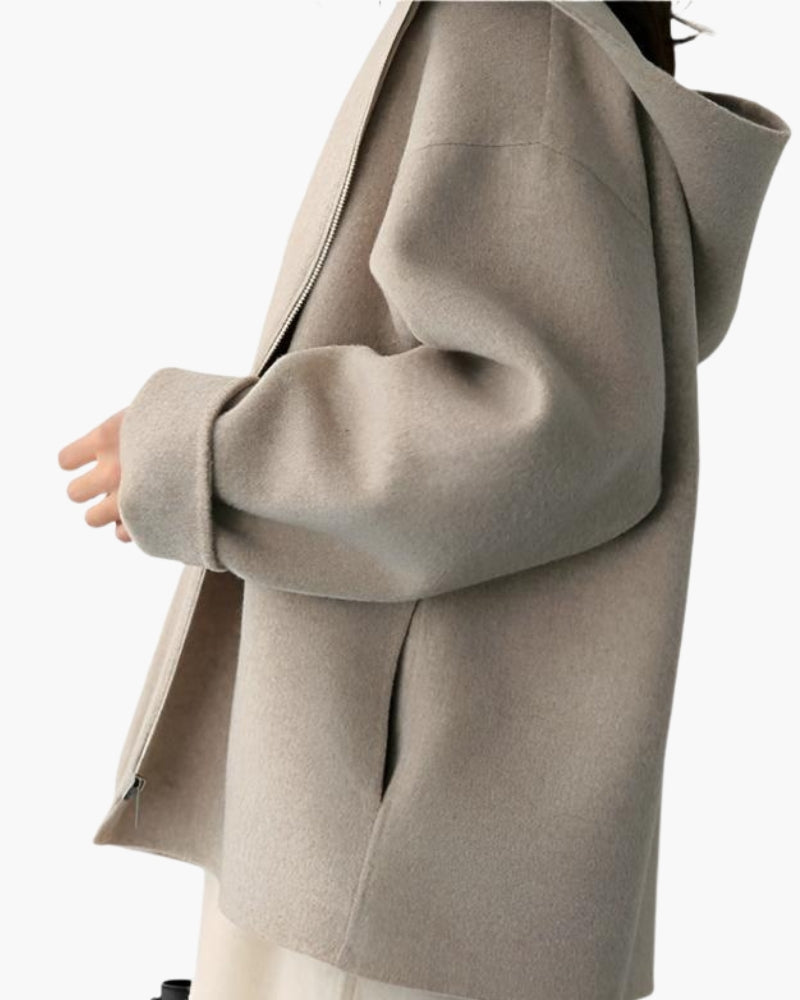 Marlow Wool Zip Coat — Avelmontis
